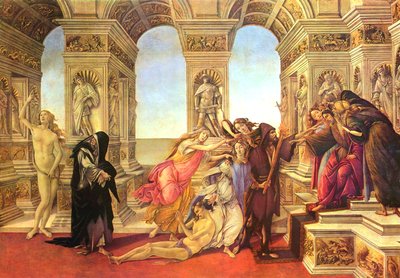 The Calumny of Apelles by Sandro Botticelli